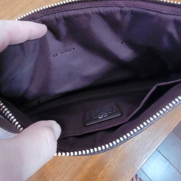 Coach Nolita Patchwork Floral Leather & Suede Wristlet/Mini Purse - Picture 10 of 13